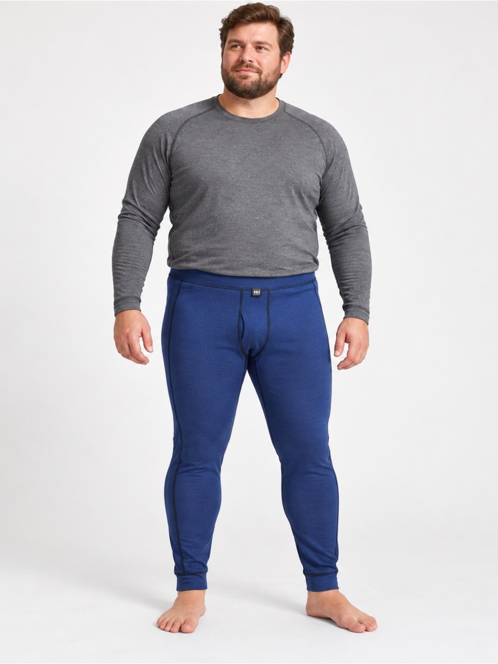 NWOT Helly Hansen Baselayer Pant Mens XXL Lifa Blue Kastrup Pant w Fly Workwear